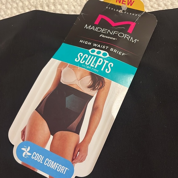 Maidenform Flexees High Waist Brief Ultra Firm Sculpts Black Size 3X - Picture 2 of 5